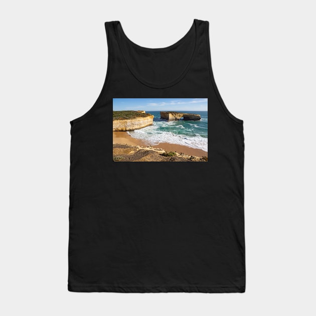 London Bridge, limestone cliffs Port Campbell, Victoria, Australia. Tank Top by sma1050